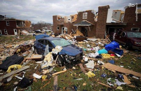 طوفان در آمریکا 11 کشته برجای گذاشت
