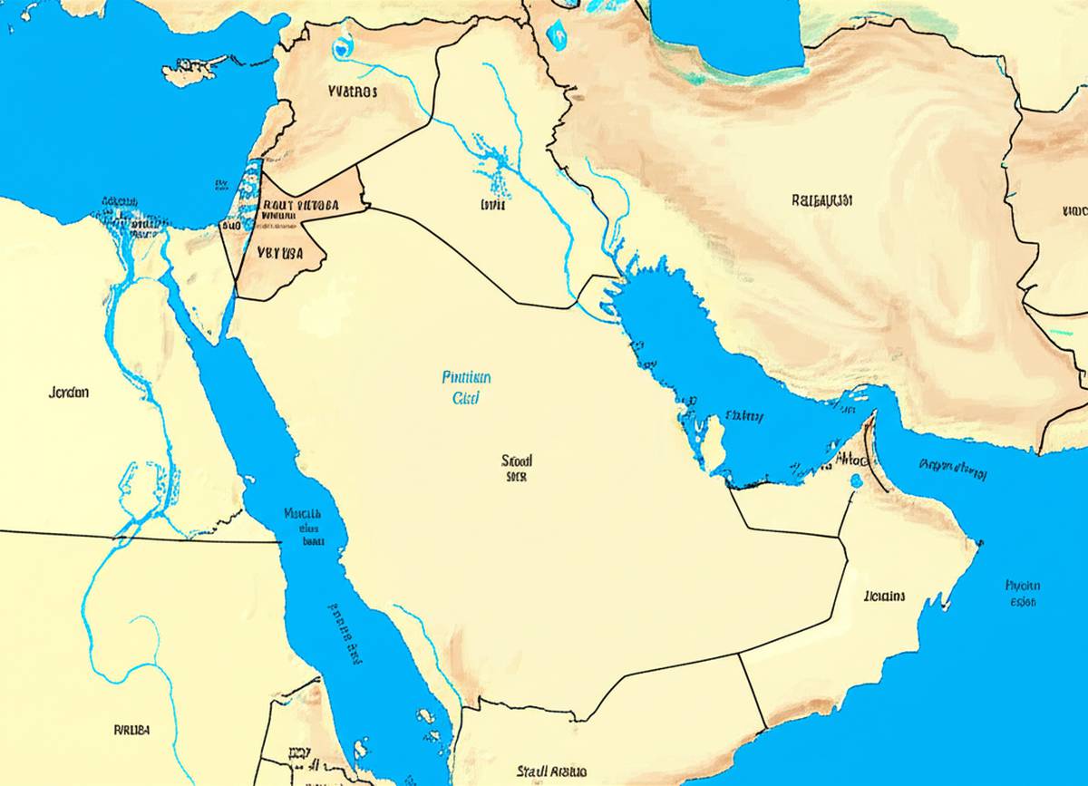 موقعیت جغرافیایی عراق