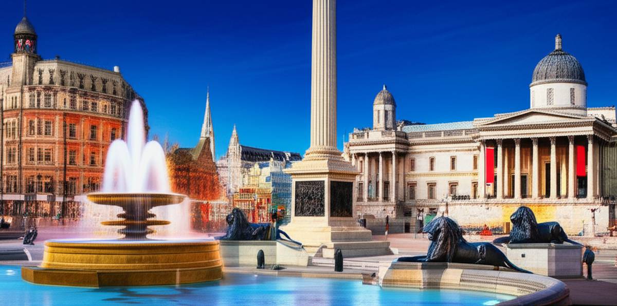 میدان ترافالگار لندن (Trafalgar Square): راهنمای کامل