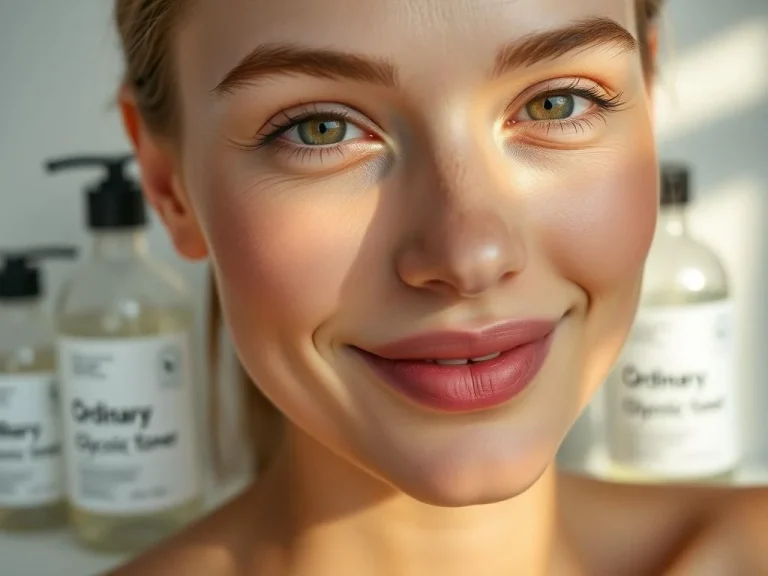 ترکیبات تونر گلیکولیک اسید اوردینری کلید پوستی روشن و یکدست