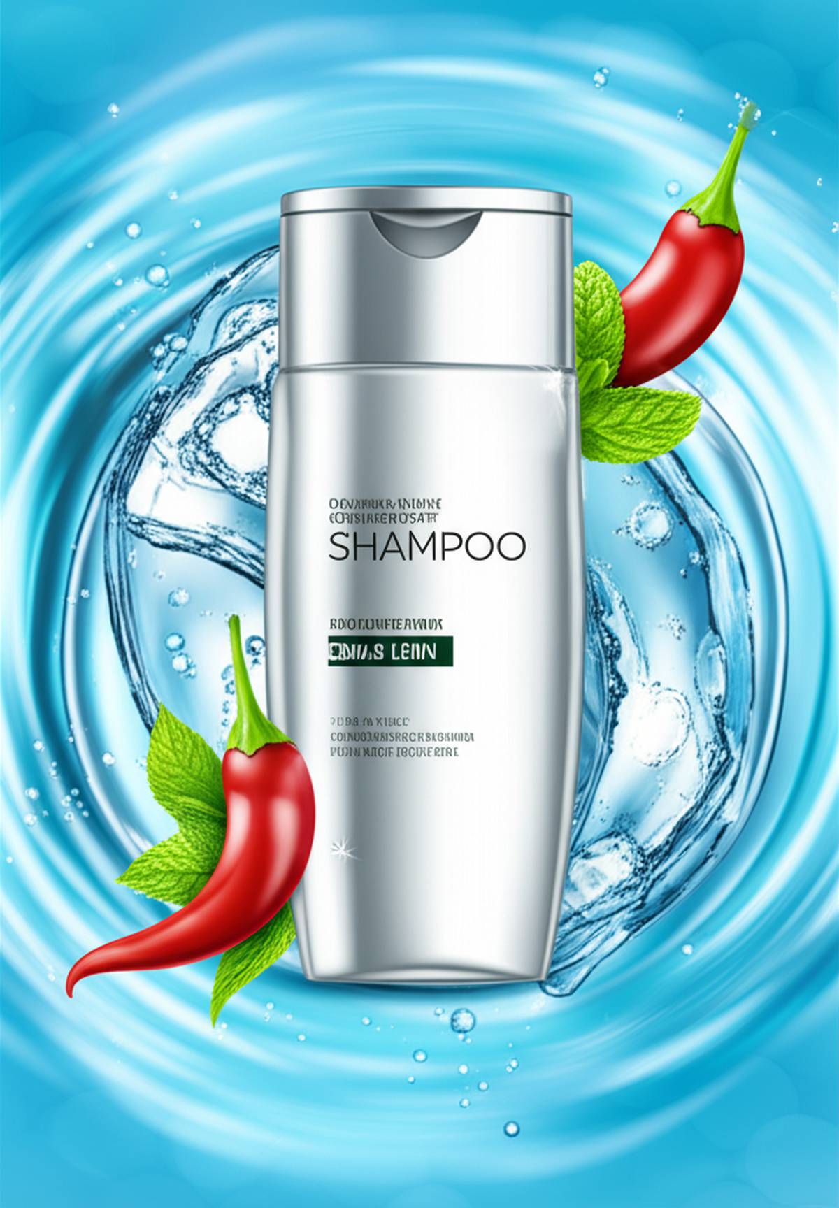 شامپو فلفل کریستال موهای چرب | کنترل چربی و تقویت کننده