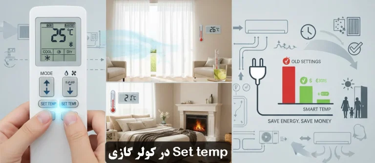 Set temp در کولر گازی